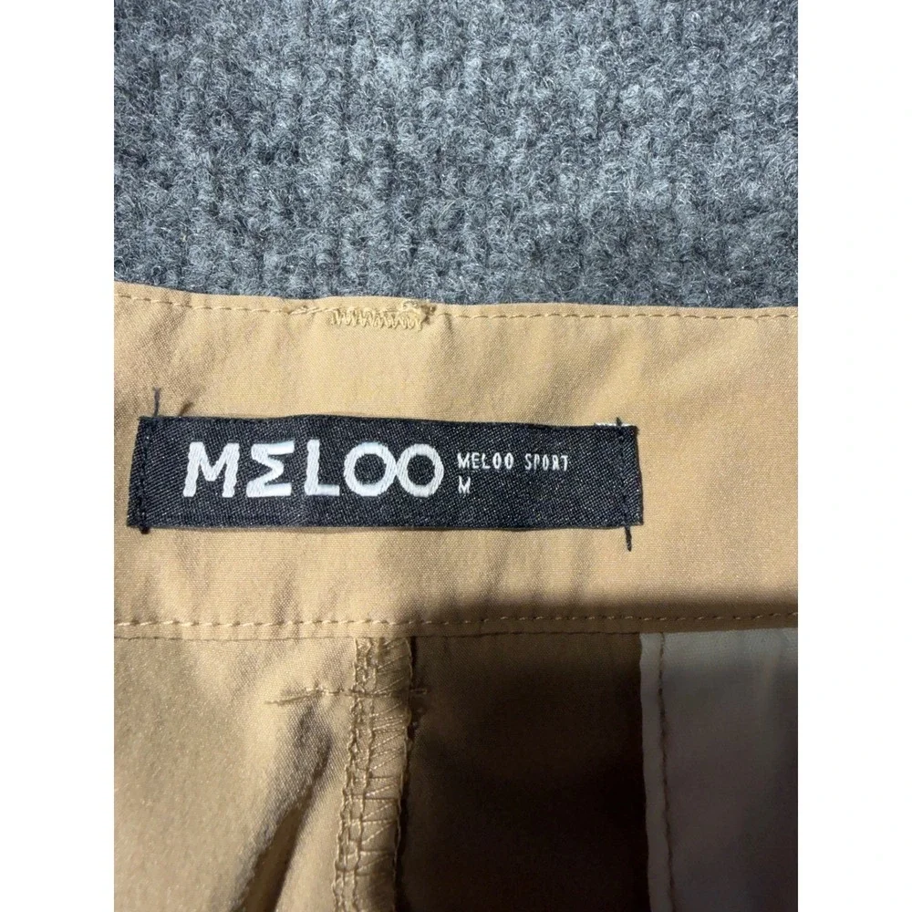 Meloo Sport Mens Tan Khaki Technical Golf Hiking Pants Size Medium 35x29